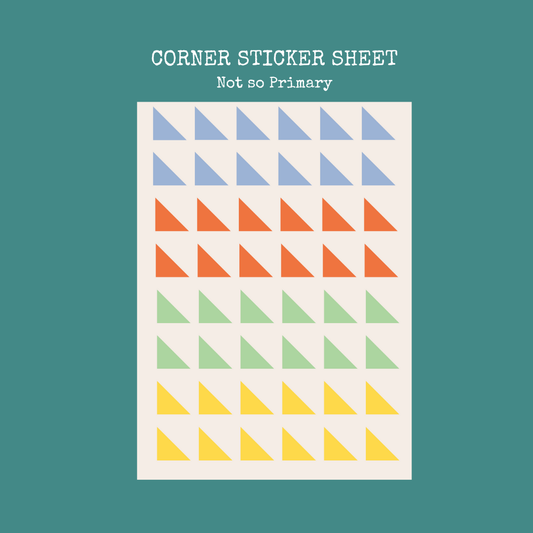 Corner Sticker Sheet