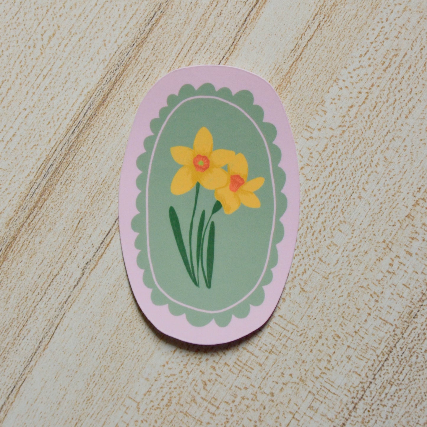 Daffodil Sticker Flake