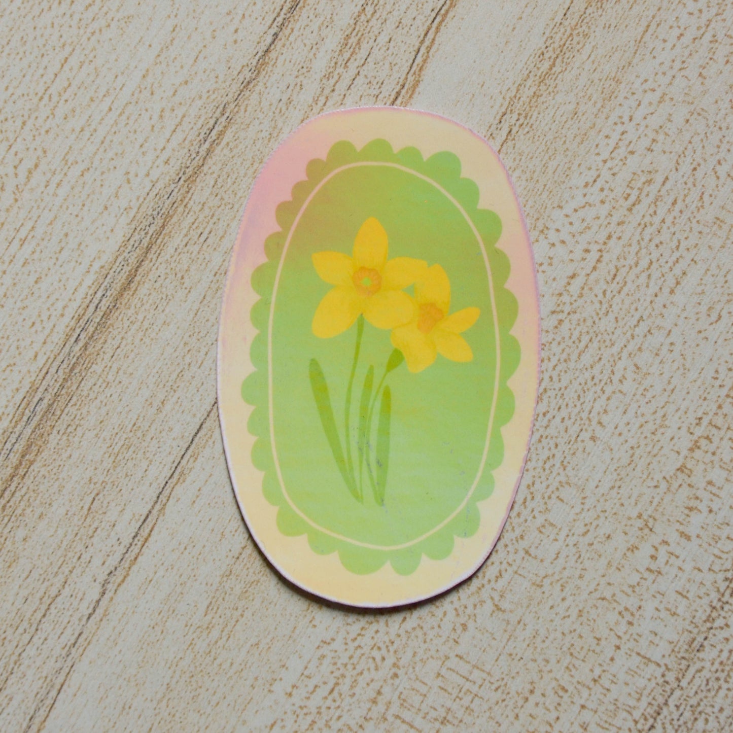 Daffodil Sticker Flake
