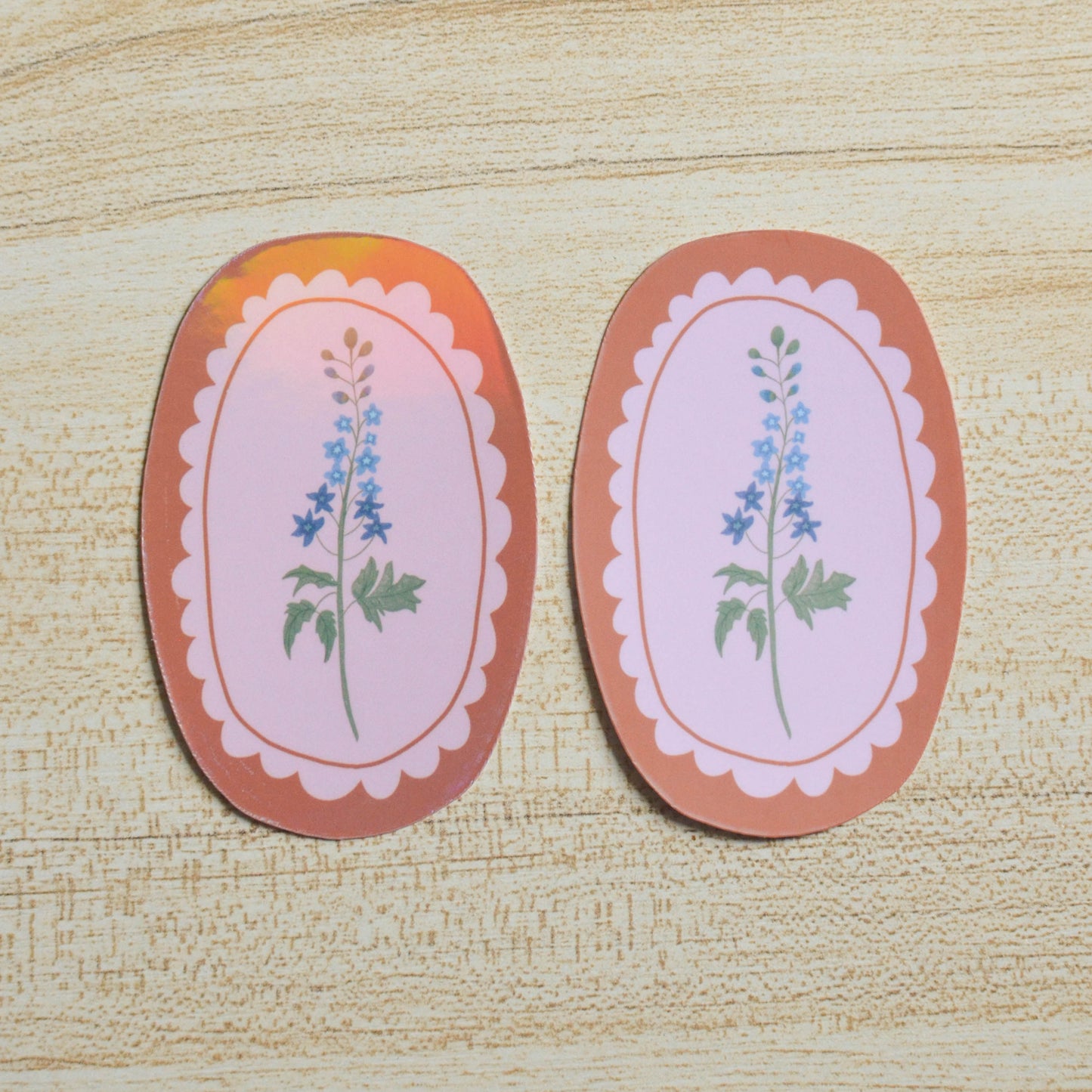 Larkspur Sticker Flake