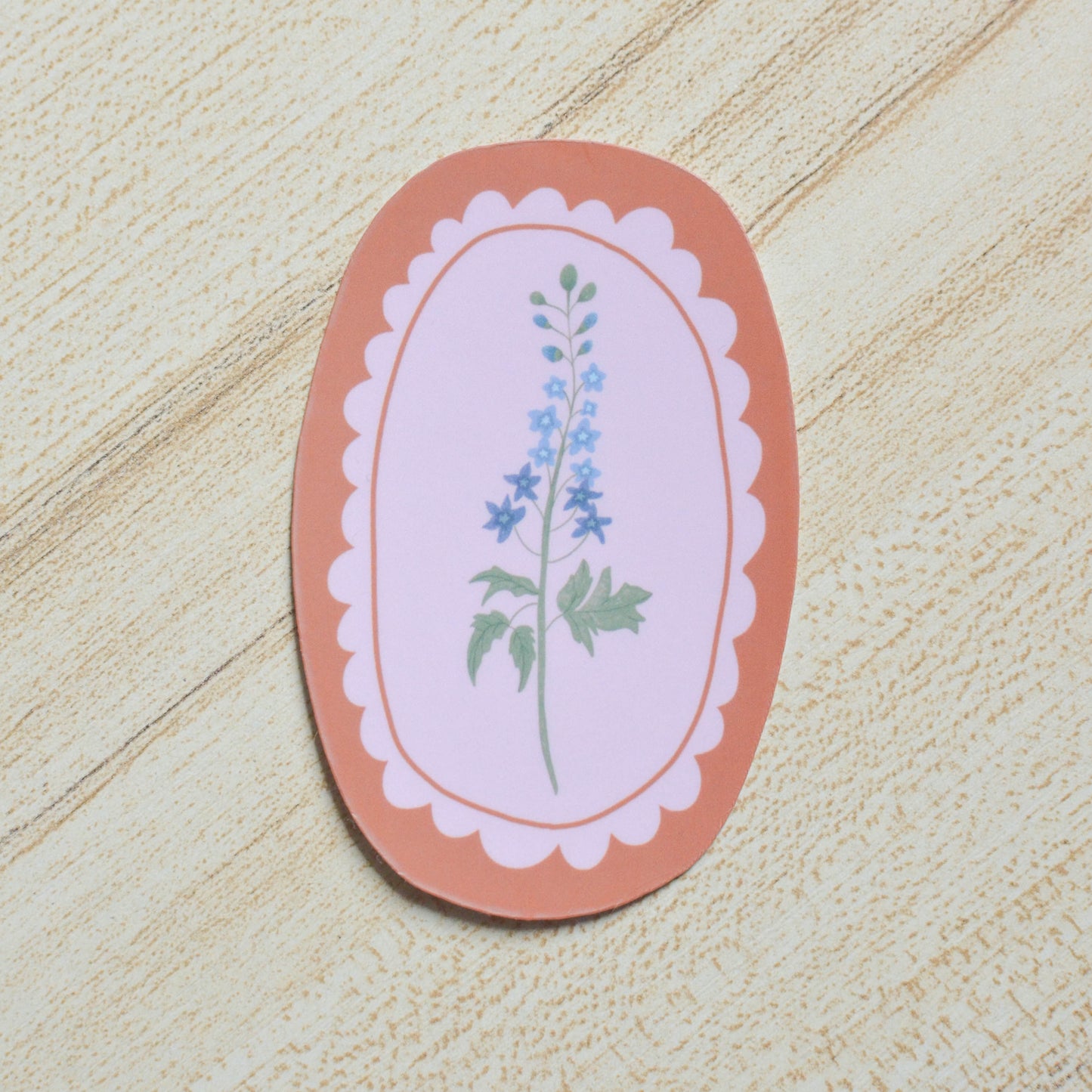 Larkspur Sticker Flake