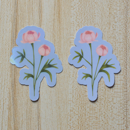 Peony Sticker Flake
