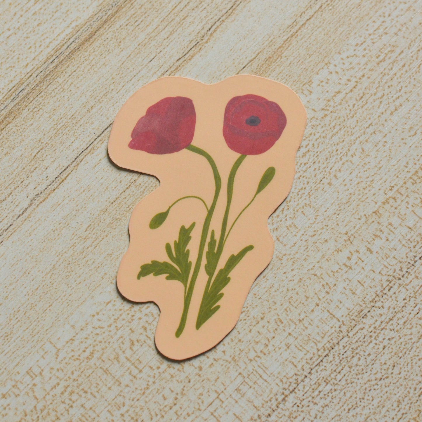 Poppy Sticker Flake
